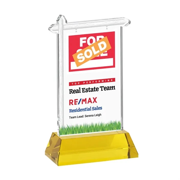 Real Estate VividPrint™ Award on Hartford Base - Gold... from ASI 84592 St Regis Group / St Regis
