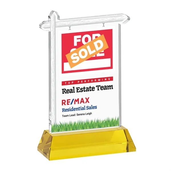 Real Estate VividPrint™ Award on Hartford Base - Gold... from ASI 84592 St Regis Group / St Regis
