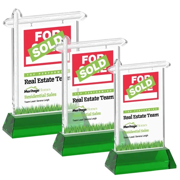 Real Estate VividPrint™ Award on Hartford Base - Green... from ASI 84592 St Regis Group / St Regis