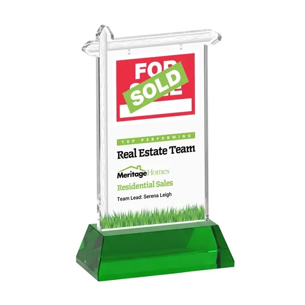 Real Estate VividPrint™ Award on Hartford Base - Green... from ASI 84592 St Regis Group / St Regis