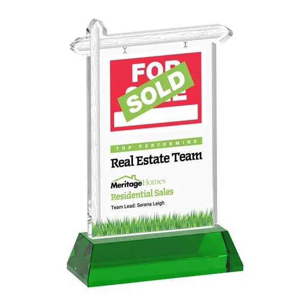 Real Estate VividPrint™ Award on Hartford Base - Green... from ASI 84592 St Regis Group / St Regis