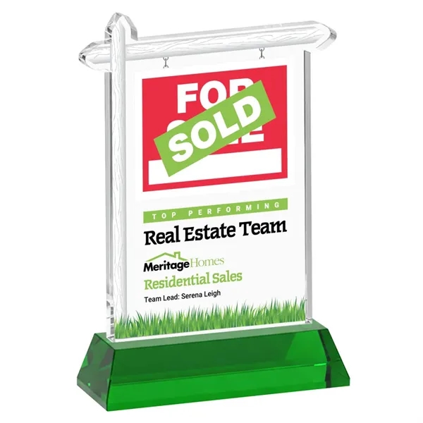 Real Estate VividPrint™ Award on Hartford Base - Green... from ASI 84592 St Regis Group / St Regis