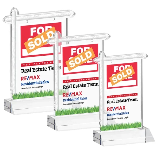 Real Estate VividPrint™ Award - Clear... from ASI 84592 St Regis Group / St Regis