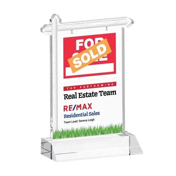 Real Estate VividPrint™ Award - Clear... from ASI 84592 St Regis Group / St Regis