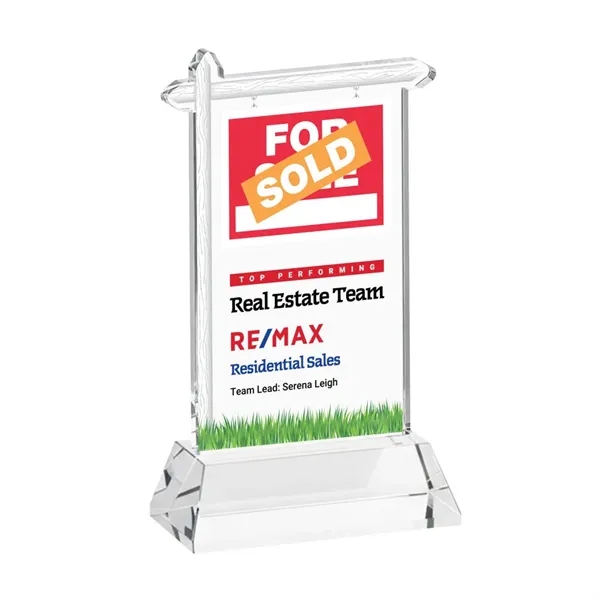 Real Estate VividPrint™ Award on Hartford Base - Clear... from ASI 84592 St Regis Group / St Regis