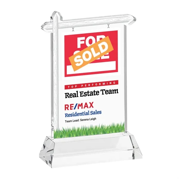 Real Estate VividPrint™ Award on Hartford Base - Clear... from ASI 84592 St Regis Group / St Regis