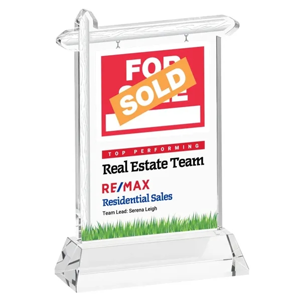 Real Estate VividPrint™ Award on Hartford Base - Clear... from ASI 84592 St Regis Group / St Regis