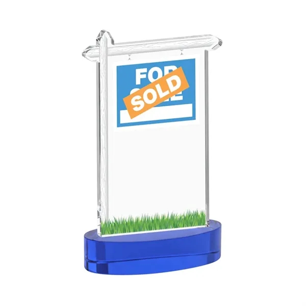 Real Estate Award on Alberton Base - Blue... from ASI 84592 St Regis Group / St Regis