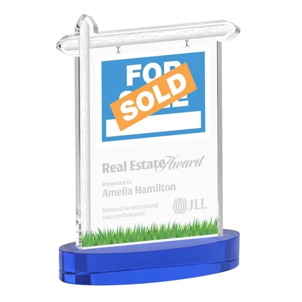 Real Estate Award on Alberton Base - Blue... from ASI 84592 St Regis Group / St Regis