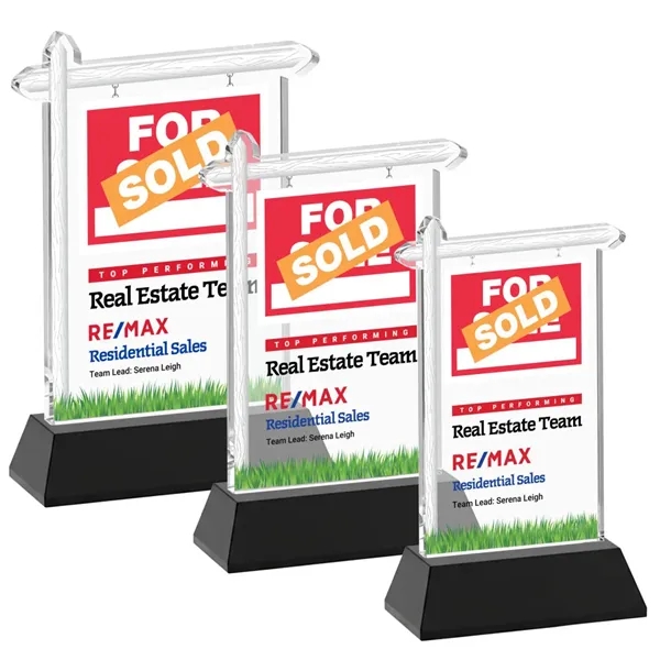 Real Estate VividPrint™ Award on Hartford Base - Black... from ASI 84592 St Regis Group / St Regis
