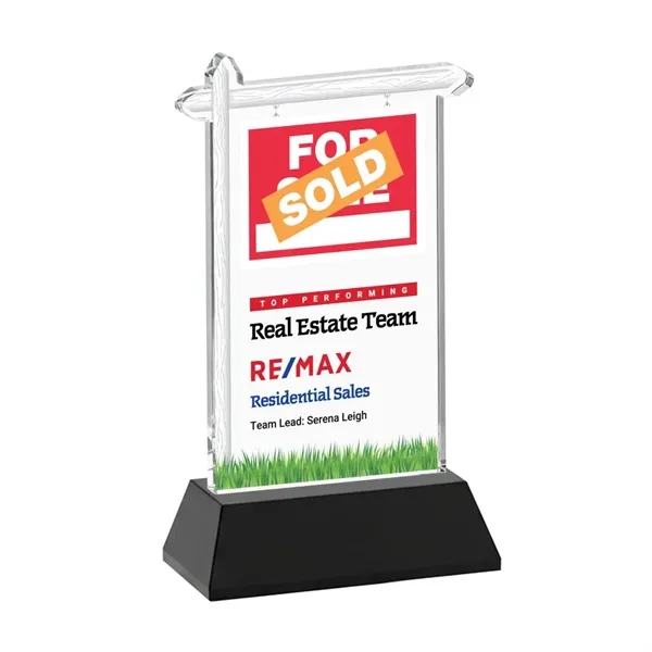 Real Estate VividPrint™ Award on Hartford Base - Black... from ASI 84592 St Regis Group / St Regis