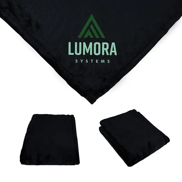 Montreal 60" x 72" Mink Touch Luxury Blanket... from ASI 67866 Logomark/Valumark