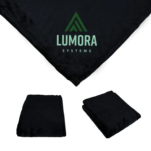 Montreal 60" x 72" Mink Touch Luxury Blanket... from ASI 67866 Logomark/Valumark