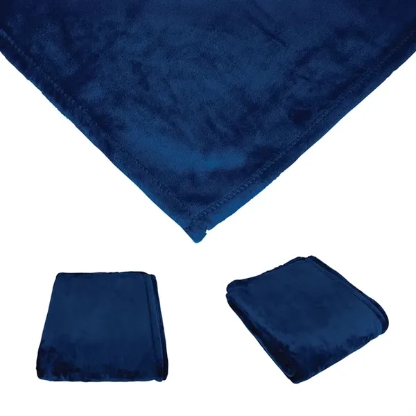 Montreal 60" x 72" Mink Touch Luxury Blanket... from ASI 67866 Logomark/Valumark