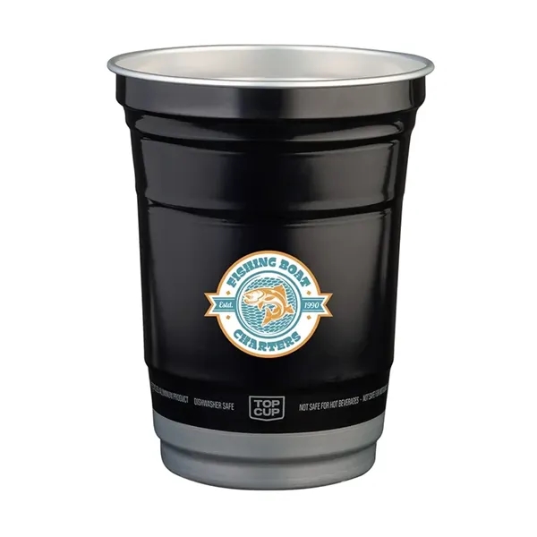Item #KM5003 16 oz. Top Cup by Ball™ Recycled Aluminu...