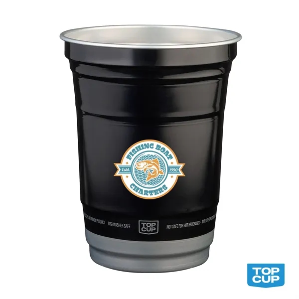 Item #KM5003 16 oz. Top Cup by Ball™ Recycled Aluminu...