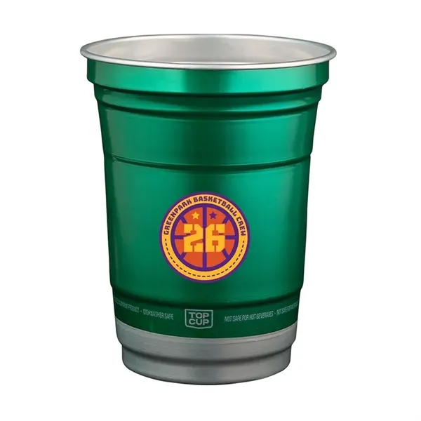 Item #KM5003 16 oz. Top Cup by Ball™ Recycled Aluminu...