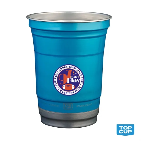 Item #KM5003 16 oz. Top Cup by Ball™ Recycled Aluminu...