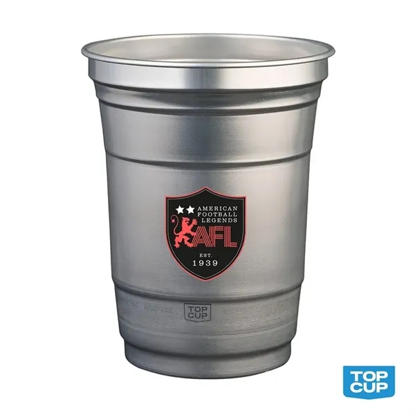 Item #KM5003 16 oz. Top Cup by Ball™ Recycled Aluminu...