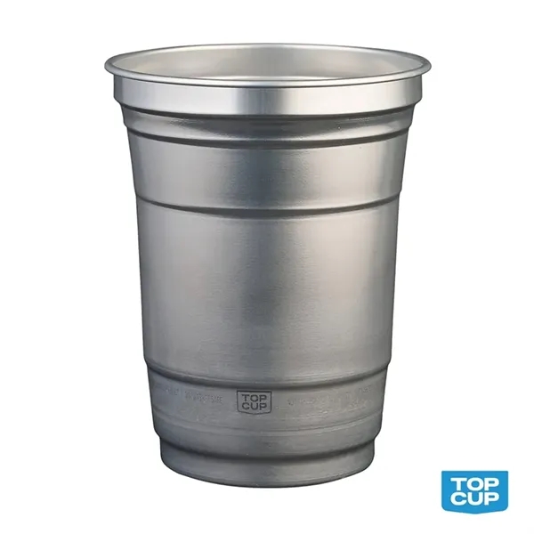 Item #KM5003 16 oz. Top Cup by Ball™ Recycled Aluminu...