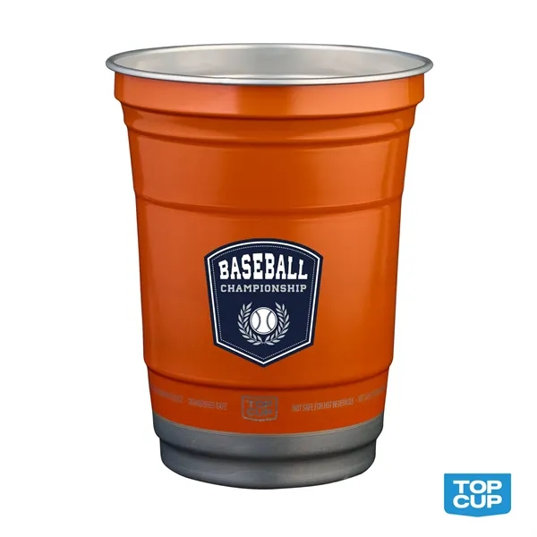 Item #KM5003 16 oz. Top Cup by Ball™ Recycled Aluminu...