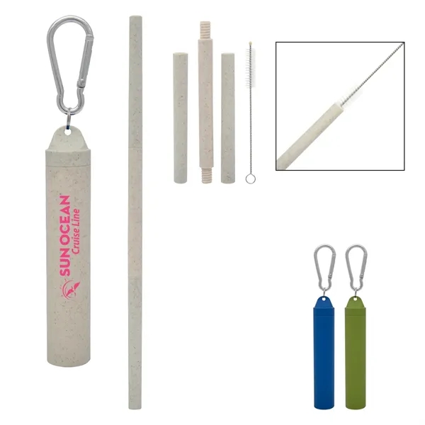 Reusable straw that measures 9" and wire cleaning brush in a... from ASI 61125 Hit Promotional Products / Hit®