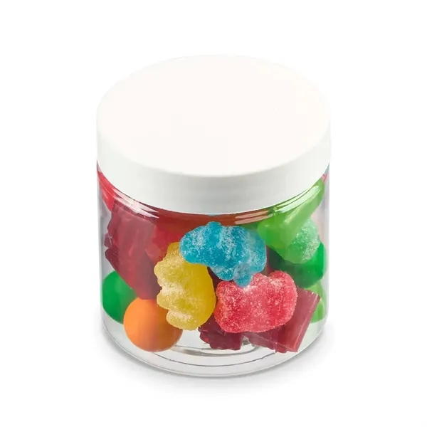 This 4 oz candy salad jar features a full-color digital imprint... from ASI 55583 GMG Pen