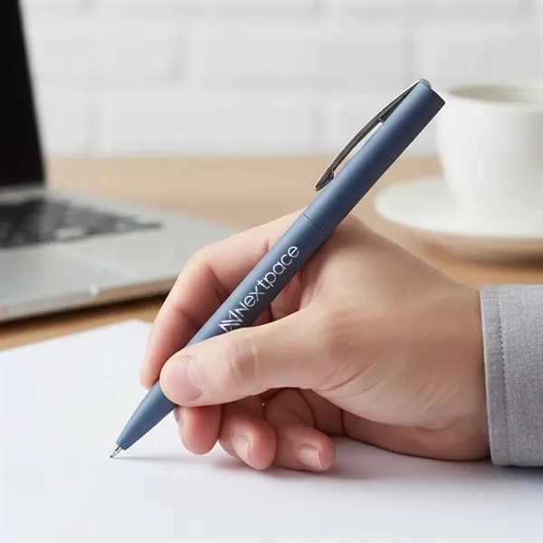 The Berns Metal Twist Ballpoint Pen is a sleek, eco-friendly writing... from ASI 84592 St Regis Group