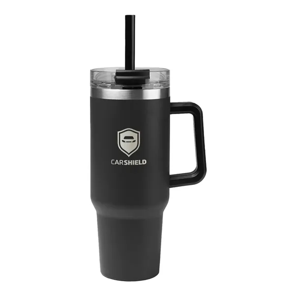 40 oz. stainless steel tumbler with double wall vacuum insulated construction,... from ASI 61125 Hit Promotional Products