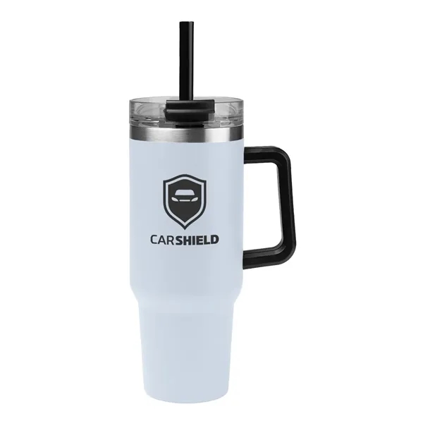 40 oz. stainless steel tumbler with double wall vacuum insulated construction,... from ASI 61125 Hit Promotional Products