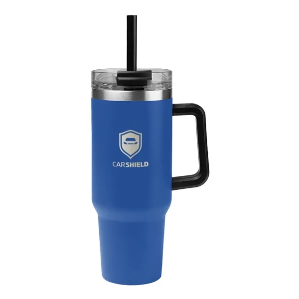 40 oz. stainless steel tumbler with double wall vacuum insulated construction,... from ASI 61125 Hit Promotional Products