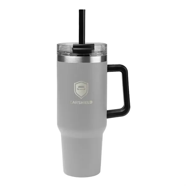 40 oz. stainless steel tumbler with double wall vacuum insulated construction,... from ASI 61125 Hit Promotional Products