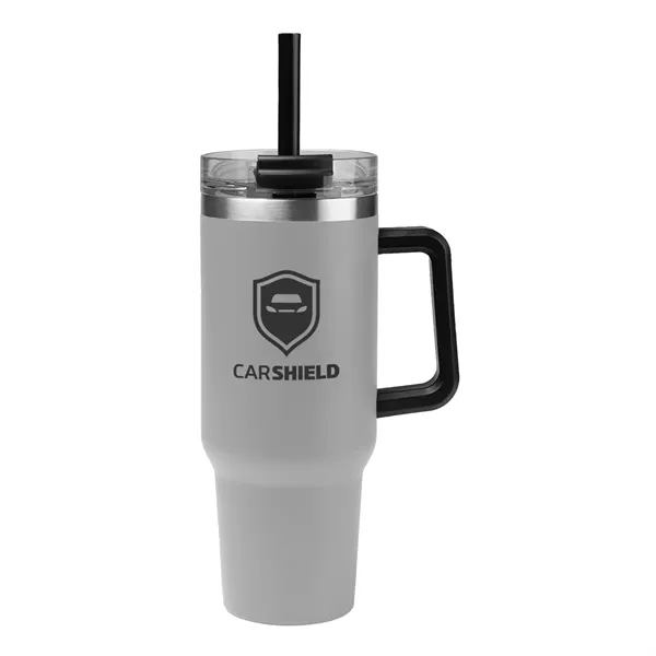 40 oz. stainless steel tumbler with double wall vacuum insulated construction,... from ASI 61125 Hit Promotional Products
