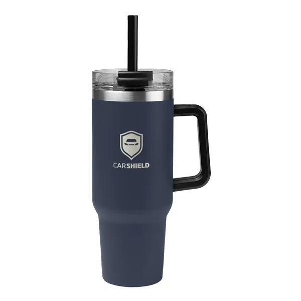 40 oz. stainless steel tumbler with double wall vacuum insulated construction,... from ASI 61125 Hit Promotional Products