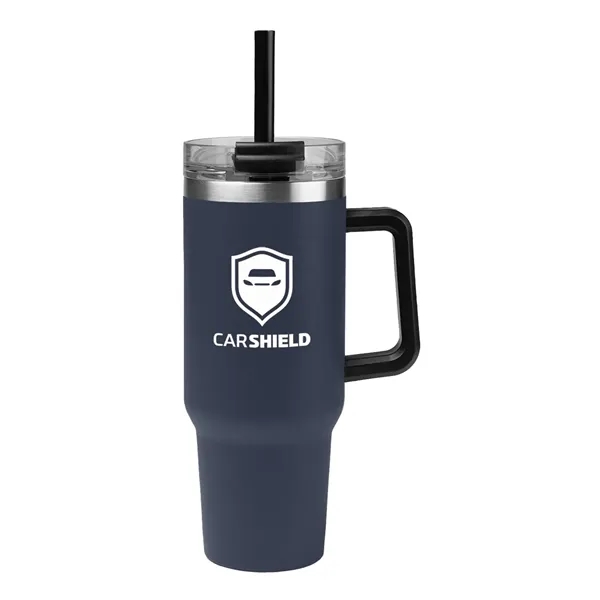 40 oz. stainless steel tumbler with double wall vacuum insulated construction,... from ASI 61125 Hit Promotional Products
