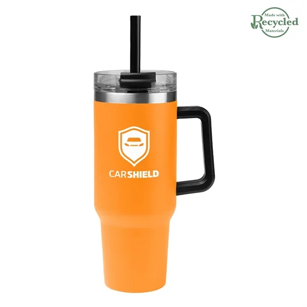 40 oz. stainless steel tumbler with double wall vacuum insulated construction,... from ASI 61125 Hit Promotional Products