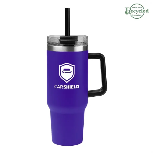 40 oz. stainless steel tumbler with double wall vacuum insulated construction,... from ASI 61125 Hit Promotional Products