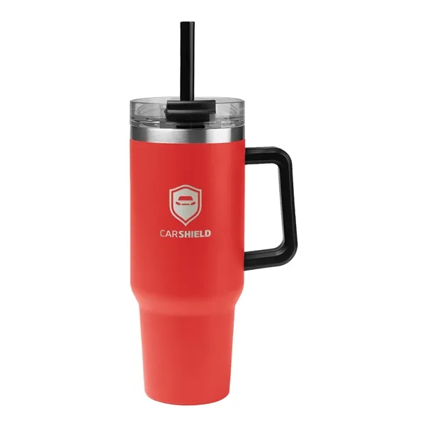 40 oz. stainless steel tumbler with double wall vacuum insulated construction,... from ASI 61125 Hit Promotional Products