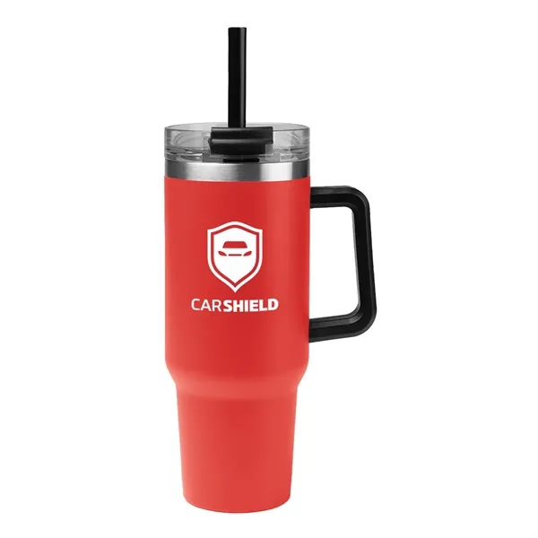40 oz. stainless steel tumbler with double wall vacuum insulated construction,... from ASI 61125 Hit Promotional Products