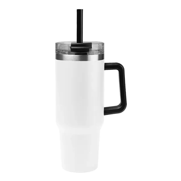 40 oz. stainless steel tumbler with double wall vacuum insulated construction,... from ASI 61125 Hit Promotional Products