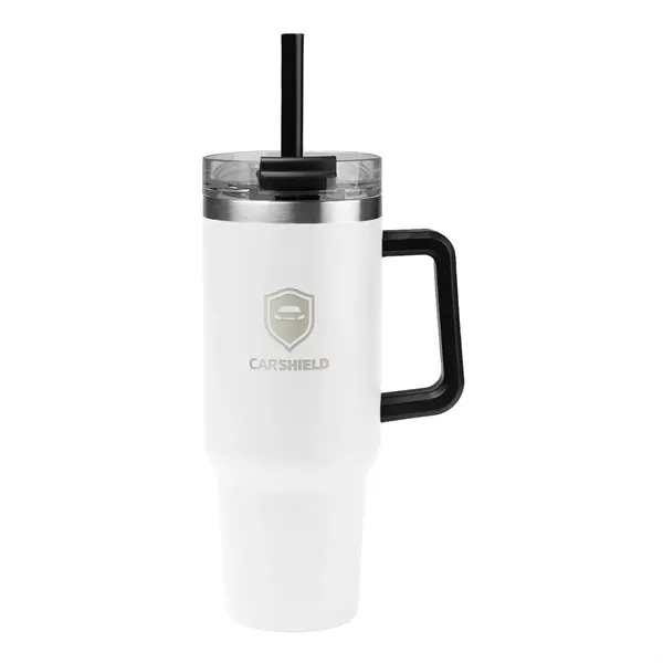 40 oz. stainless steel tumbler with double wall vacuum insulated construction,... from ASI 61125 Hit Promotional Products
