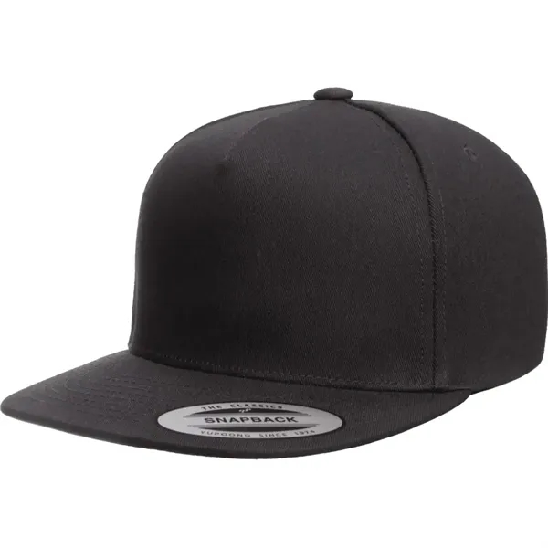Flexfit 5-panel cotton snapback cap-clean front panel for bold custom branding.... from ASI 72657 Active Life Promo / Active Life