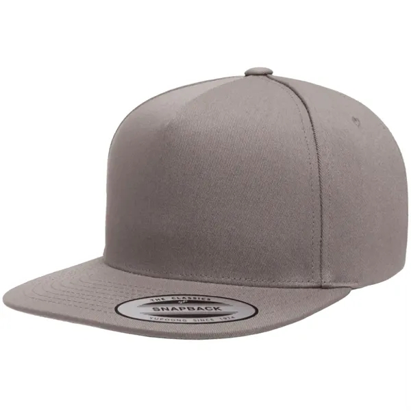 Flexfit 5-panel cotton snapback cap-clean front panel for bold custom branding.... from ASI 72657 Active Life Promo / Active Life