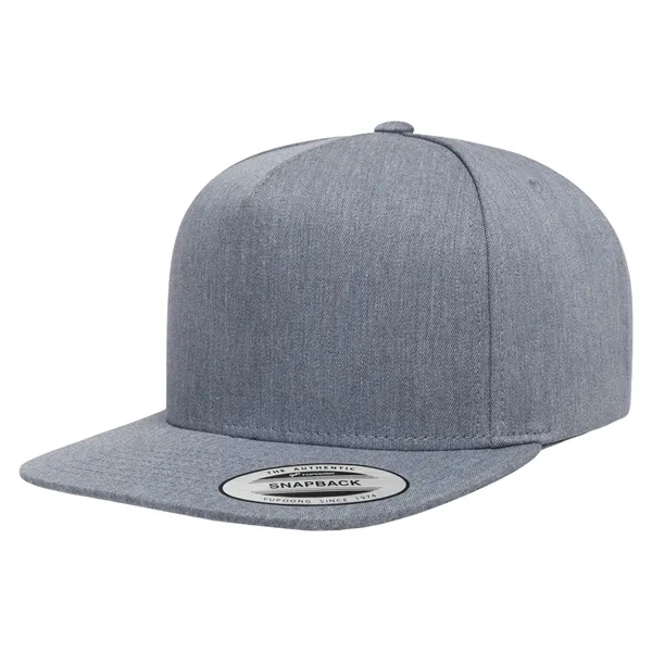 Flexfit 5-panel cotton snapback cap-clean front panel for bold custom branding.... from ASI 72657 Active Life Promo / Active Life