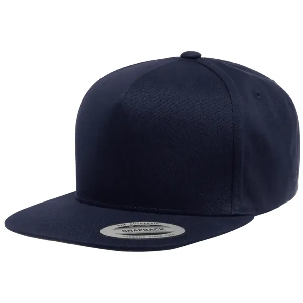 Flexfit 5-panel cotton snapback cap-clean front panel for bold custom branding.... from ASI 72657 Active Life Promo / Active Life