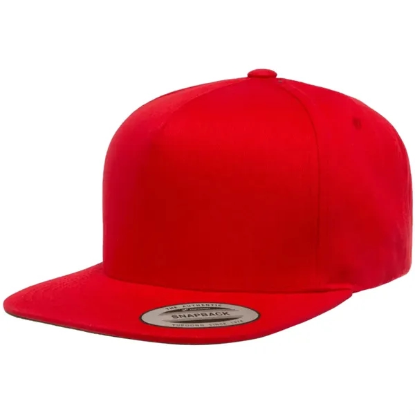 Flexfit 5-panel cotton snapback cap-clean front panel for bold custom branding.... from ASI 72657 Active Life Promo / Active Life
