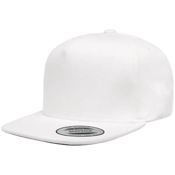 Flexfit 5-panel cotton snapback cap-clean front panel for bold custom branding.... from ASI 72657 Active Life Promo / Active Life
