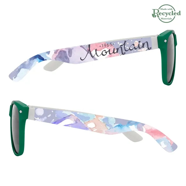 Malibu sunglasses with UV400 lenses and 4-color process imprint on both... from ASI 61125 Hit Promotional Products / Hit®