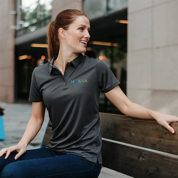 Women's polo with moisture-wicking and snag-resistant fabric, a UPF rating of... from ASI 61125 Hit Promotional Products