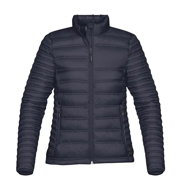 Women's thermal jacket with an outer shell, quilted body, elasticized cuffs,... from ASI 61125 Hit Promotional Products / Hit®